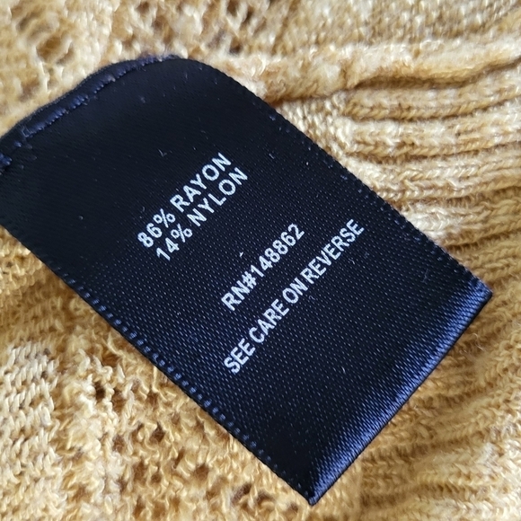 Torrid Yellow Pointelle Drape Open Front Cardigan Size 2X - Picture 9 of 10